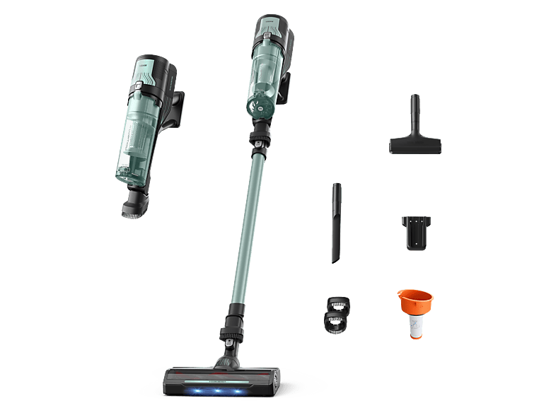 Rowenta X-Force 8.80 Allergy RH1833 - Steelstofzuiger - Draadloos - Krachtige HEPA-filtratie - 100 Airwatt - 45 min gebruikstijd - Compact & Licht - Digitaal Display - Ultralicht G…