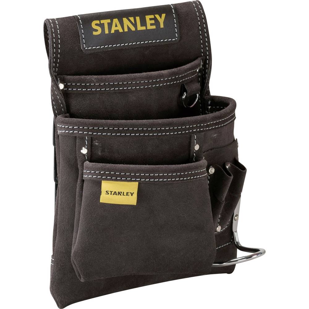 STANLEY Werkzeugtasche+Hammerhalter 3xFach+Halter Leder Gereedschapstas (leeg) (l x b x h) 28 x 9 x 25 cm