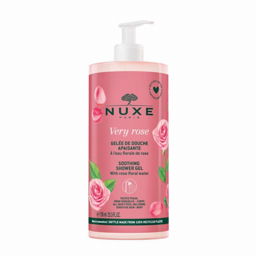 Nuxe Very Rose Soothing Shower Gel 750 Douchegel