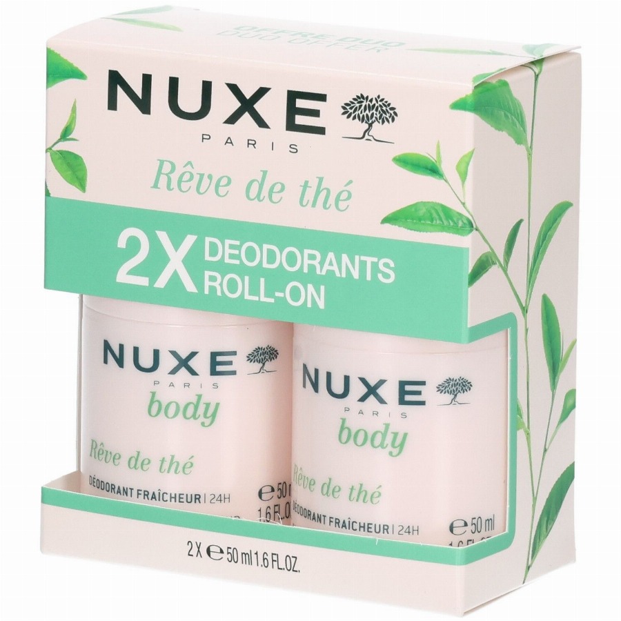 Nuxe Body Rêve de Thé Fresh-Feel Deodorant 24h DUO 2x50