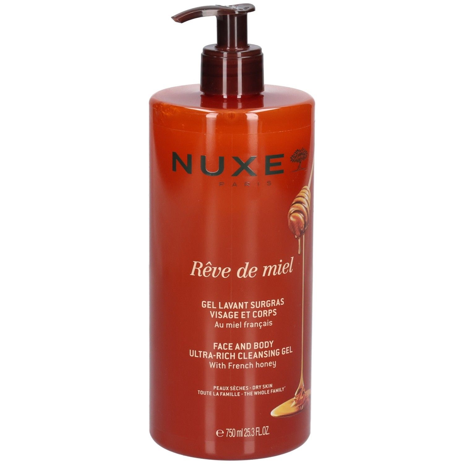 Nuxe Rêve de Miel Overvette Reinigingsgel Lichaam 750 Gel