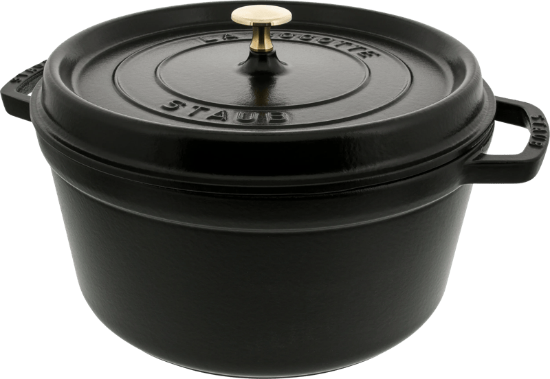 Staub Ronde Stoof-/Braadpan 28 cm Zwart