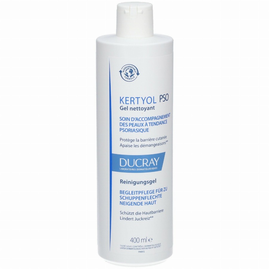 Ducray Kertyol P.S.O. Reinigingsgel | Huid met neiging tot psoriasis jeuk 400 Gel