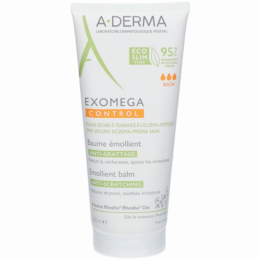 A-Derma Exomega Control Emolliërende Balsem anti-jeuk | Droge huid met neiging tot atopisch eczeem 200