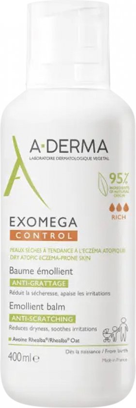 A-Derma Exomega Control Emolliërende Balsem anti-jeuk | Droge huid met neiging tot atopisch eczeem 400