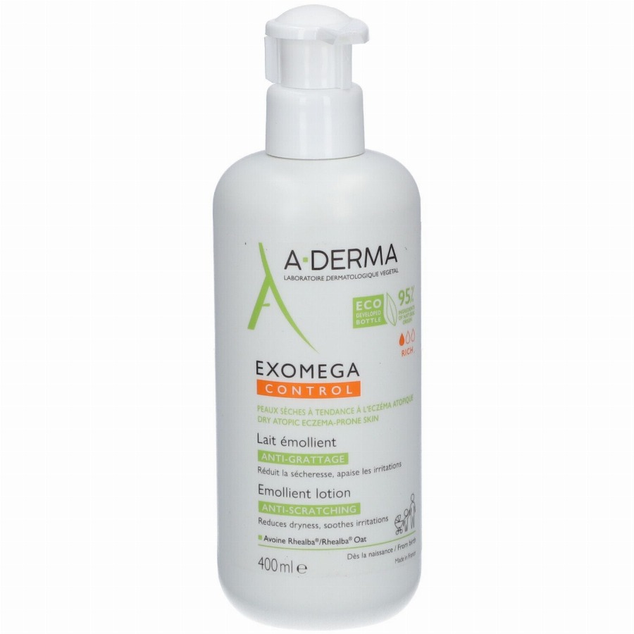 A-Derma Exomega Control Emolliërende Melk anti-jeuk | Droge huid met neiging tot atopisch eczeem 400