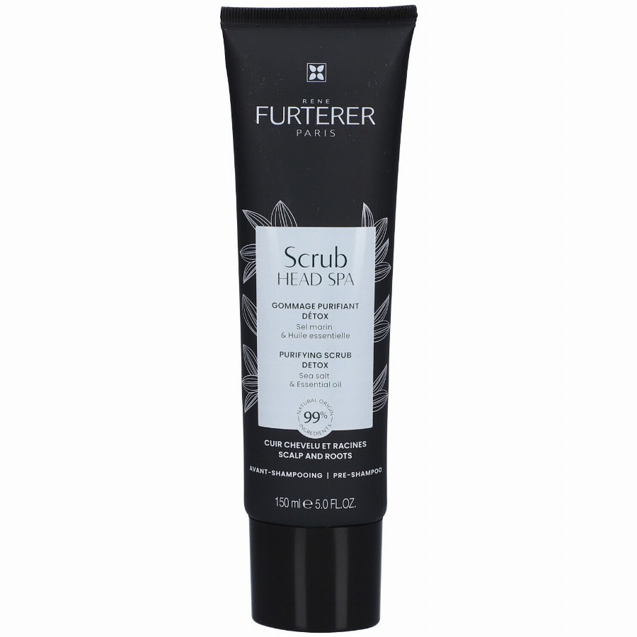 René Furterer Head Spa Scrub | Zuiverende detox scrub Hoofdhuid & haarwortels 150 Crème