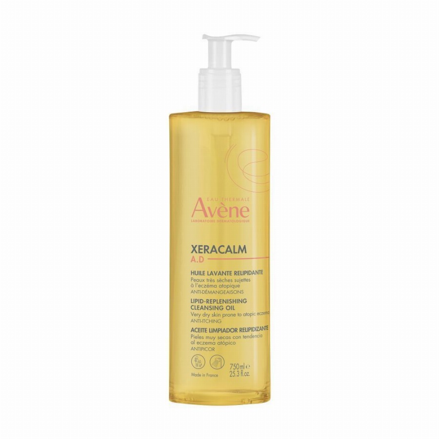 Avène XeraCalm A.D Relipiderende reinigende Olie | Zeer droge huid met neiging tot atopisch eczeem en jeuk 750
