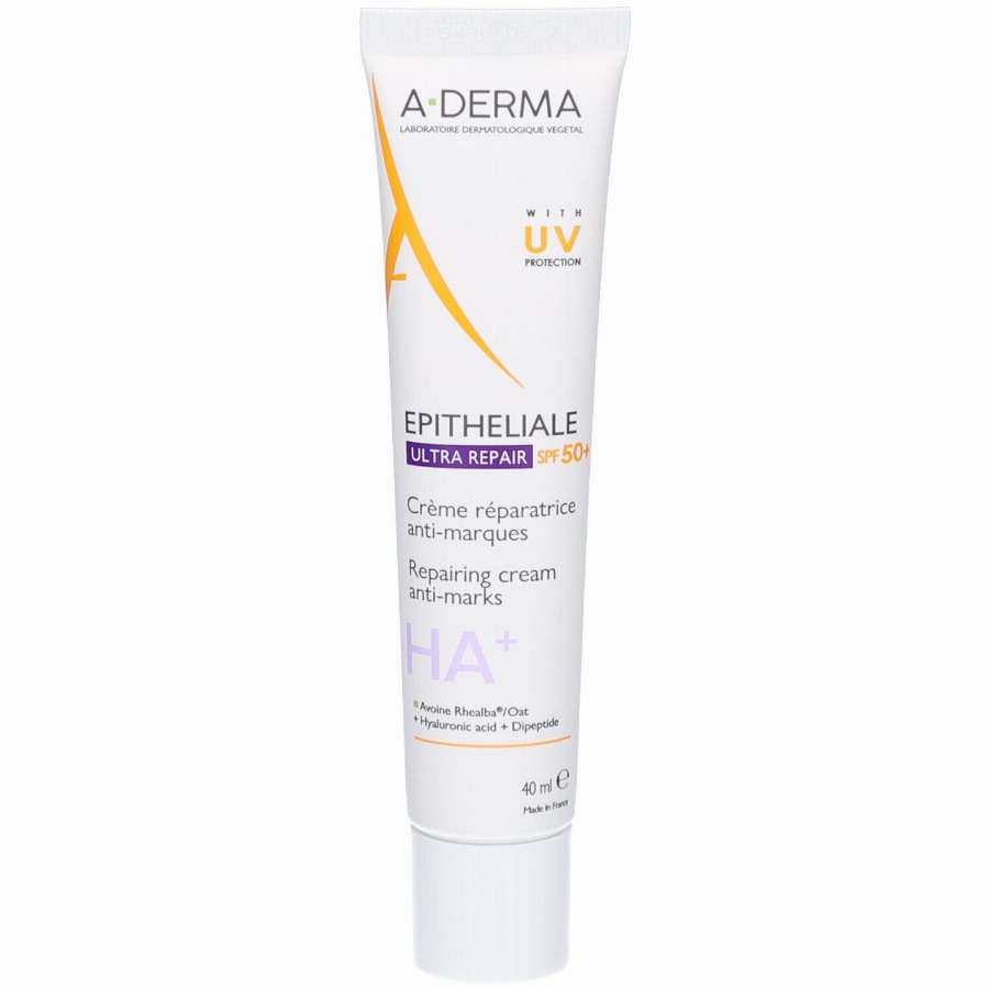 A-Derma Epitheliale Ultra Repair Beschermende Herstellende Crème SPF50+ tegen vlekken | Verzwakte Huid 40