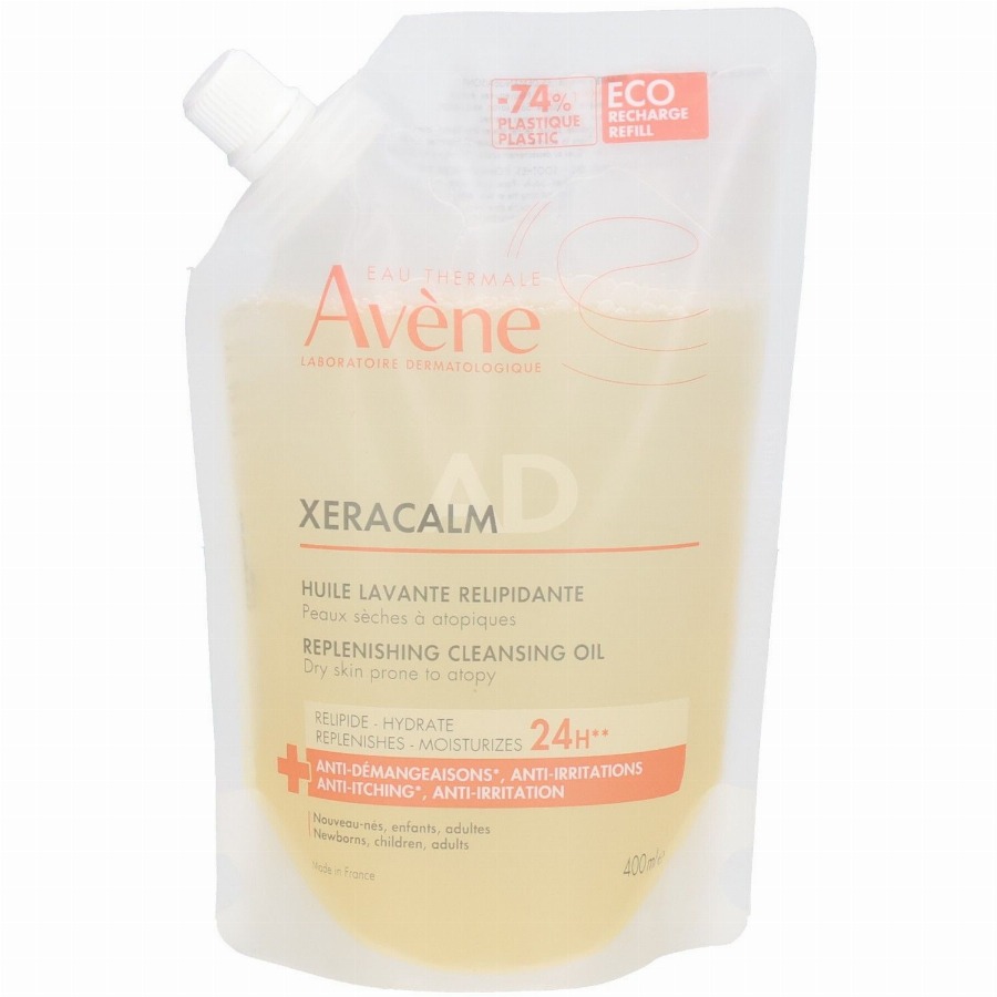 Avene XeraCalm A.D Relipiderende Wasolie refill 400 Olie