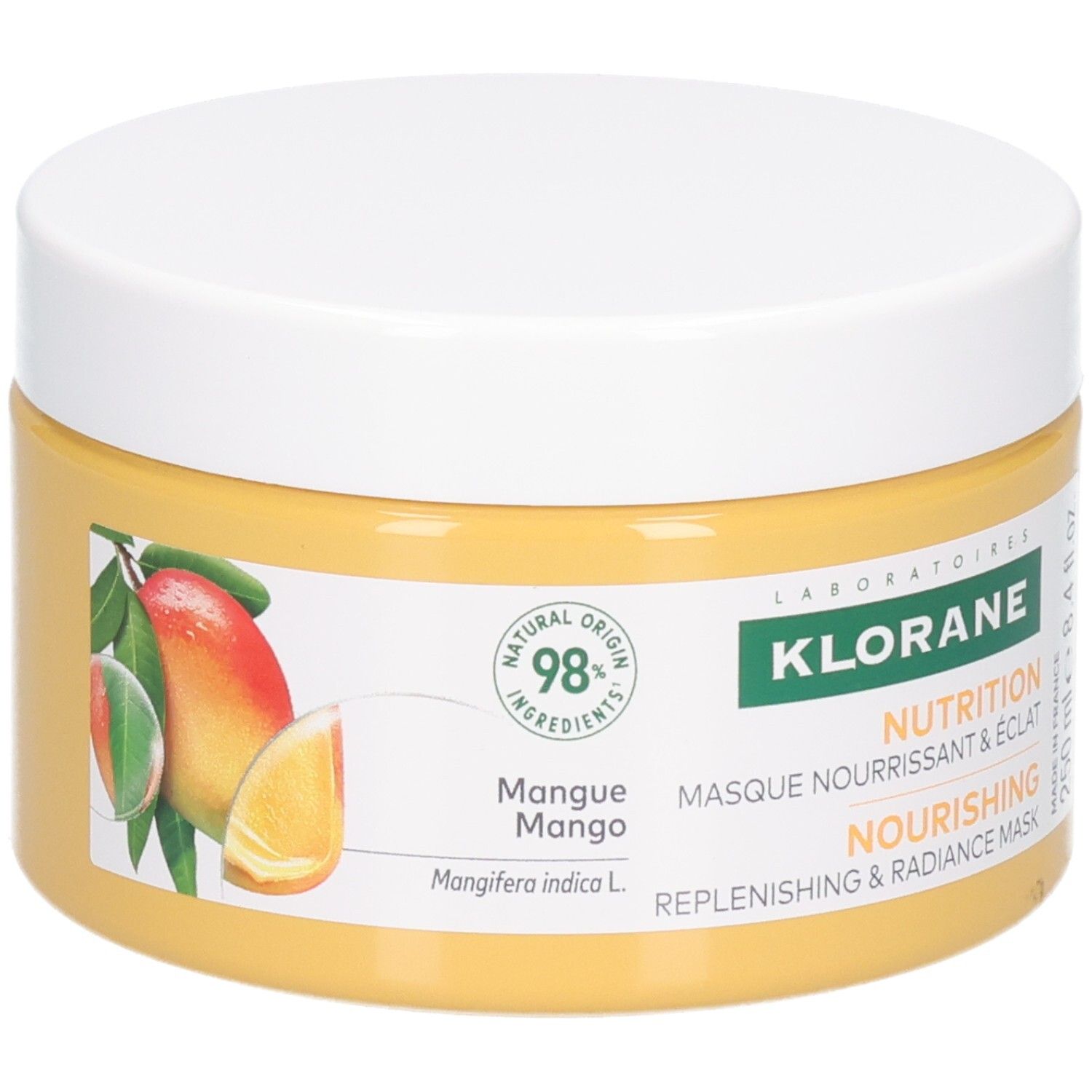 Klorane Mango Voedend masker | & glans Droog haar 250 Masker