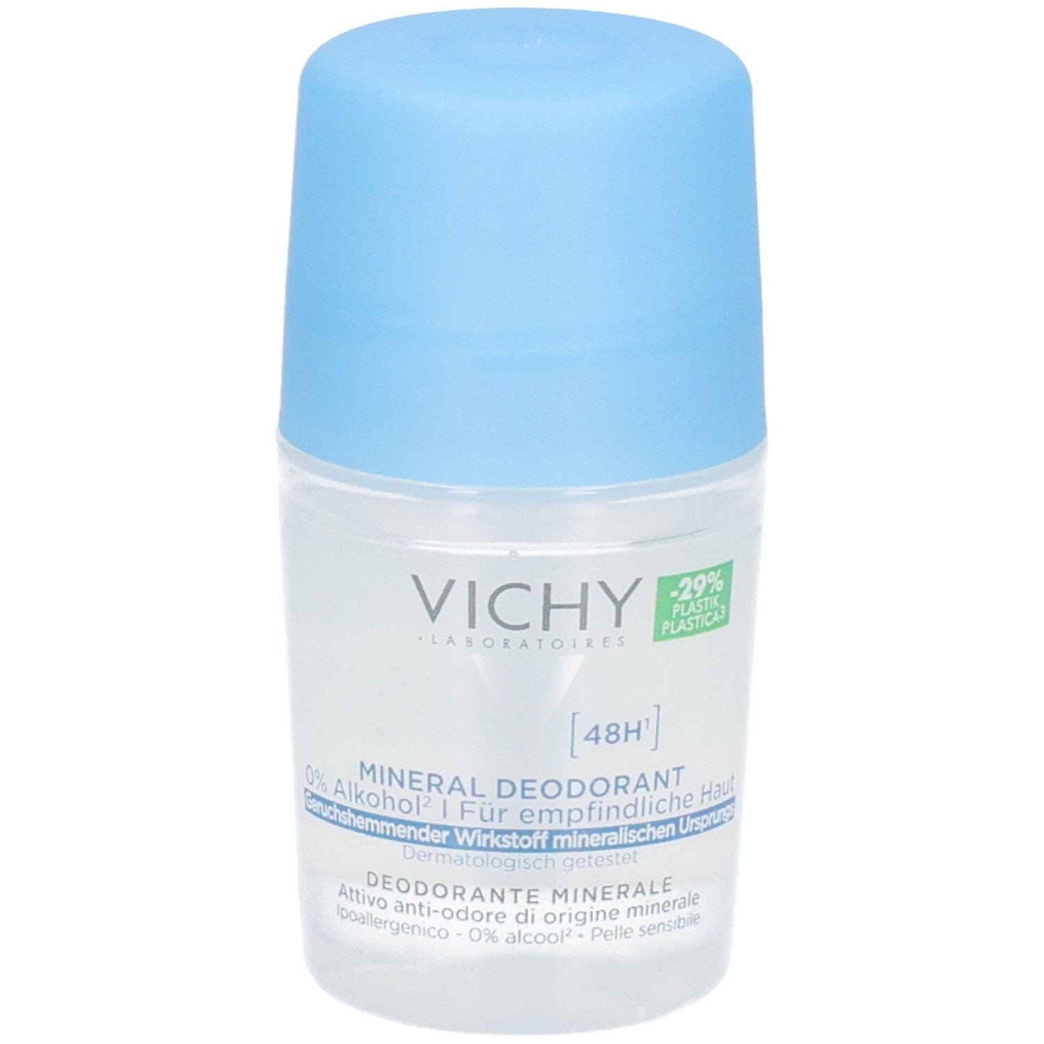 Vichy Minerale Deodorant 48u | Optimale Tolerantie Roller 50 Roll-on