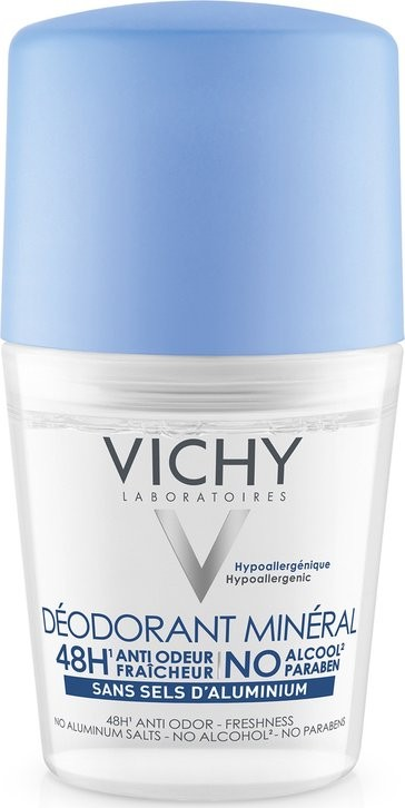 Vichy Minerale Deodorant 48u | Optimale Tolerantie Roller 50 Roll-on
