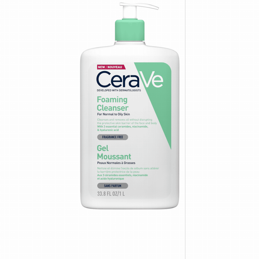 CeraVe Schuimende Reinigingsgel Normale Tot Vette Huid 1000ml