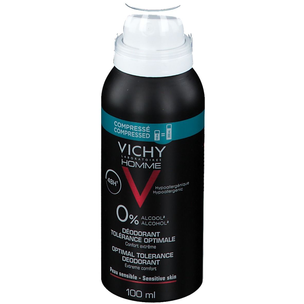 Vichy Homme Deodorant Optimale Tolerantie 48h 100