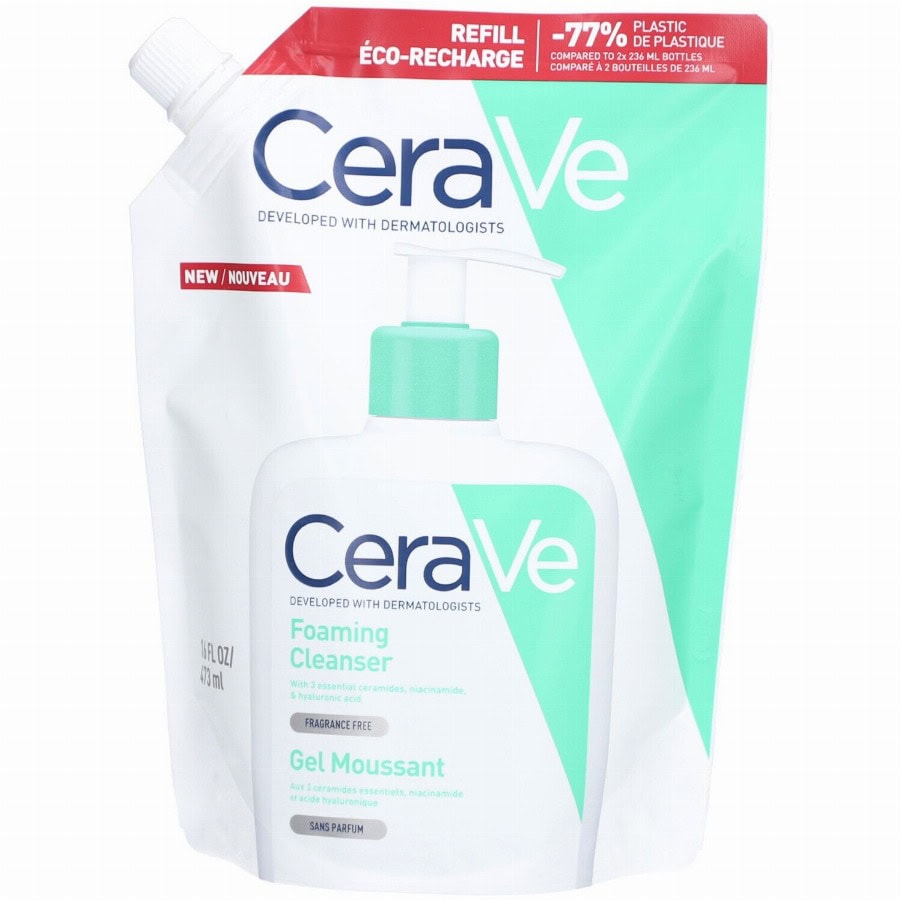 CeraVe Schuimende Reinigingsgel Navulling Voor Normale Tot Vette Huid 473ml