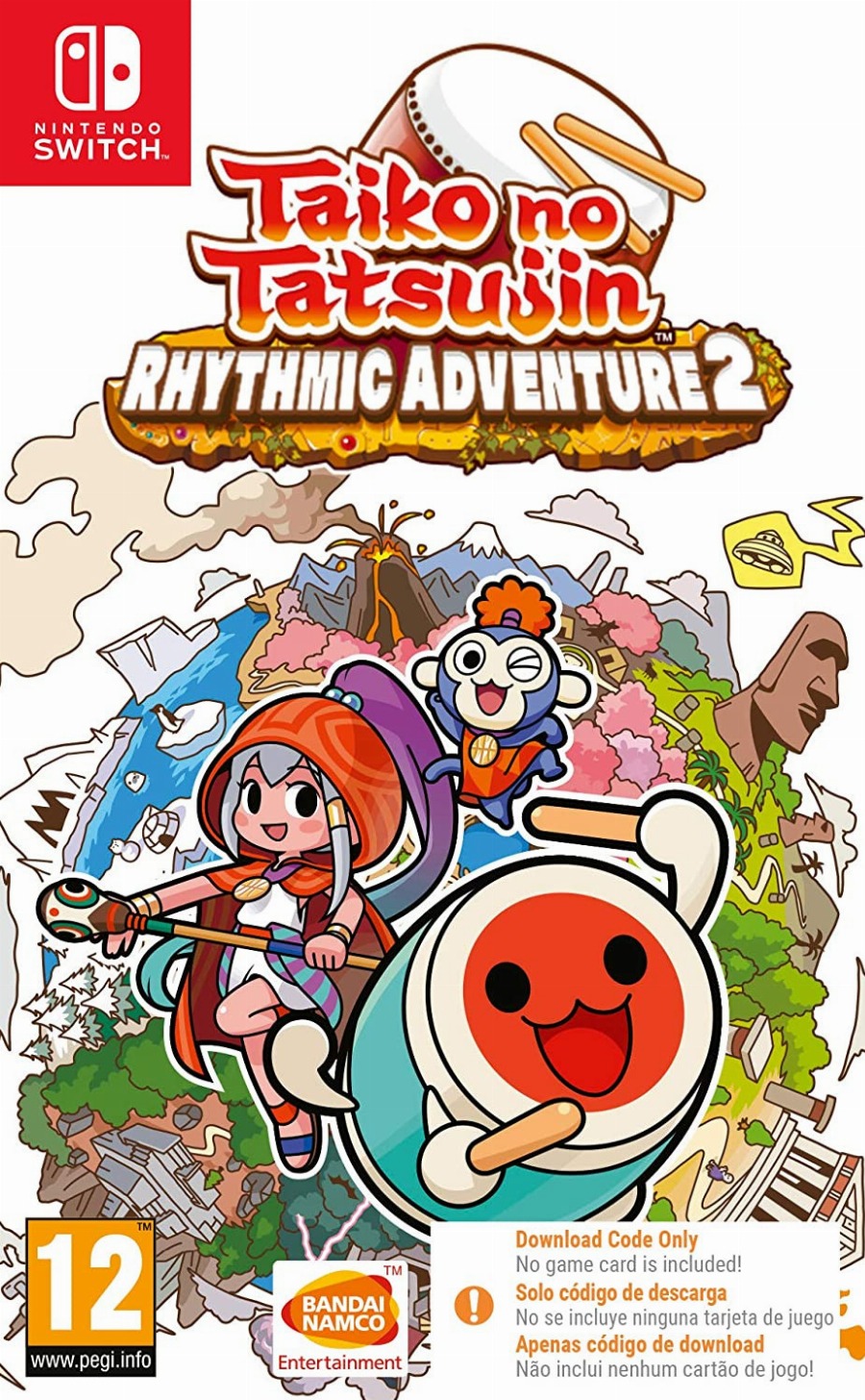 Taiko No Tatsujin Rhythmic Adventure 2 (Code in a Box)