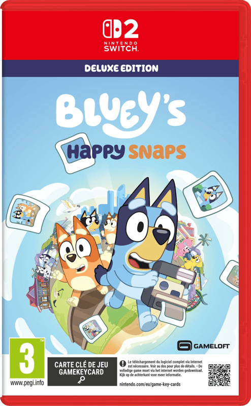 Bluey's Happy Snaps Day One Deluxe Edition Nintendo Switch 2
