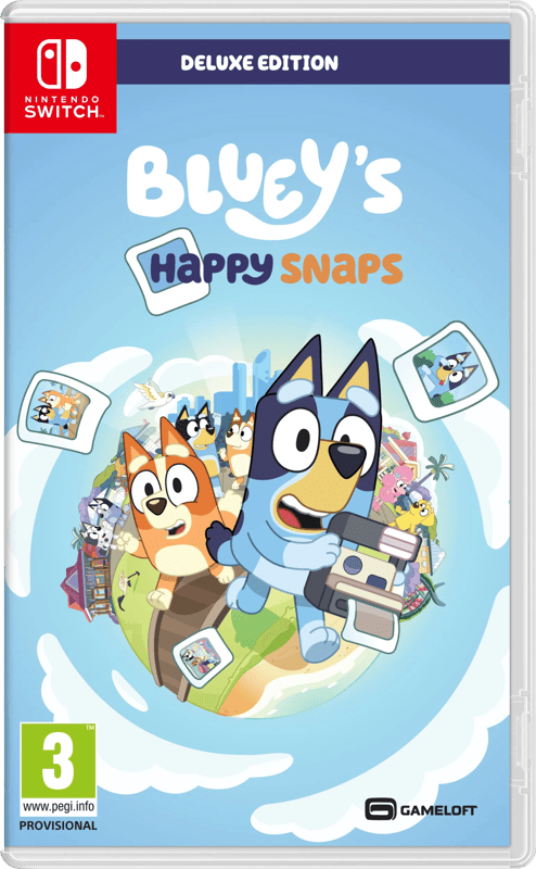 Bluey's Happy Snaps Day One Deluxe Edition Nintendo Switch