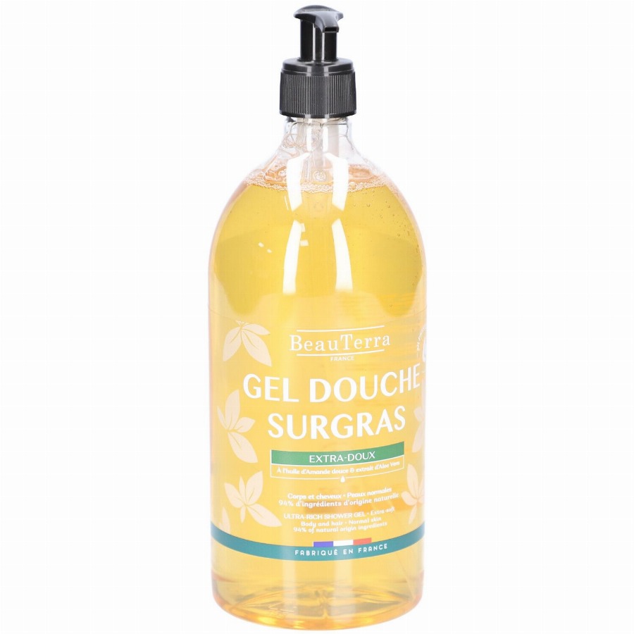 BeauTerra Supervette Douchegel – Hypoallergeen 1L 1000