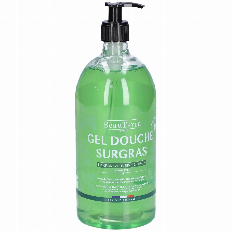 BEAUTERRA Douchegel Parfum Citroenverbena 1000