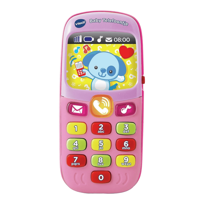 VTech Baby Telefoon - Educatief Babyspeelgoed - Interactief Speelgoed - Met Geluiden - Cadeau - 6 tot 36 Maanden - Roze