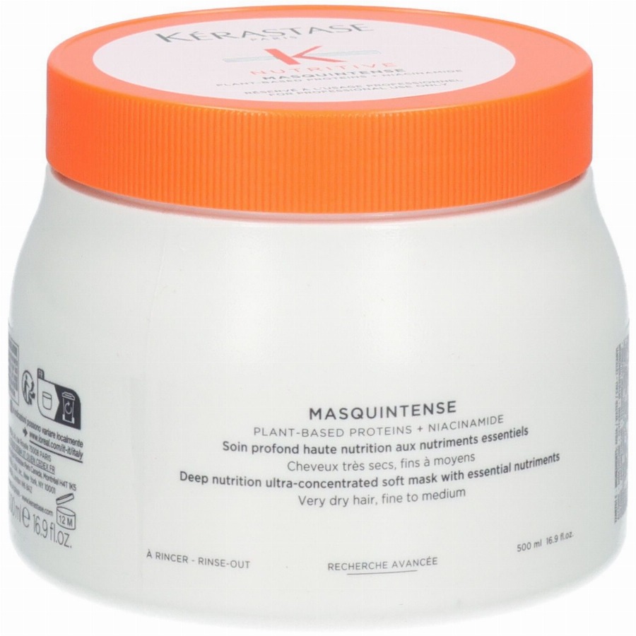 Kérastase Masquintense Deep nutrition ultra-concentrated soft mask with essential nutriments 500 Masker