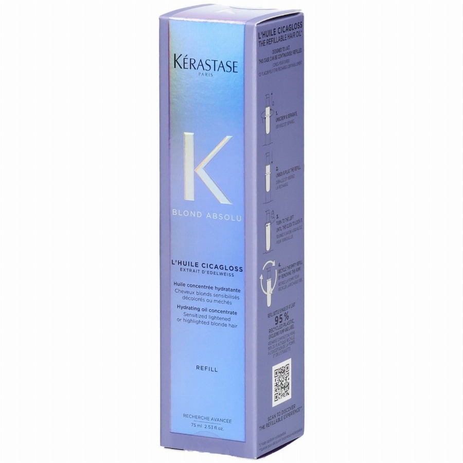 Kérastase Blond Absolu Huile Cicagloss Haarolie Navulling 75 Etherische olie