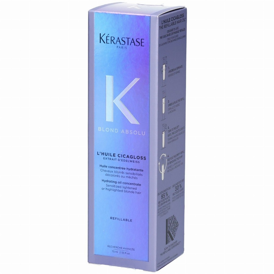 Kérastase Blond Absolu Huile Cicagloss Navulbare Haarolie 75 Etherische olie