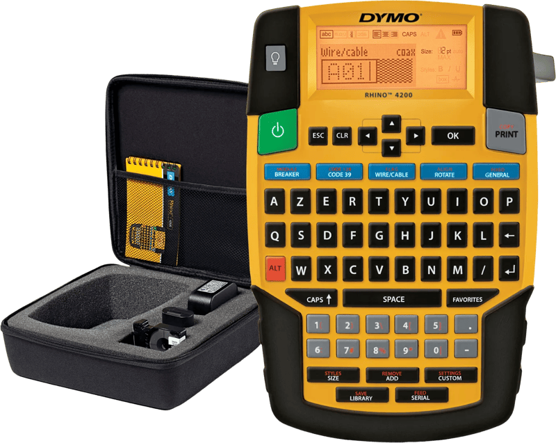 DYMO Rhino 4200 Case Kit Labelprinter Azerty
