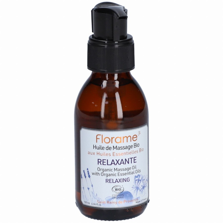 Florame Bio Lavendel & Geranium Ontspannende Massageolie 120 Etherische olie