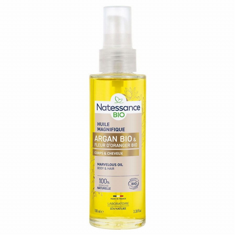 Natessance Lift'Argan Huile Magnifique Bio Lichaam en Haar 100 Etherische olie