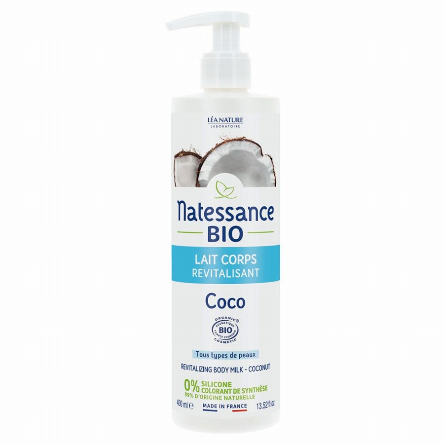 Natessance Organic Coconut Revitalising Body Lotion Intense Hydratatie 400 Melk