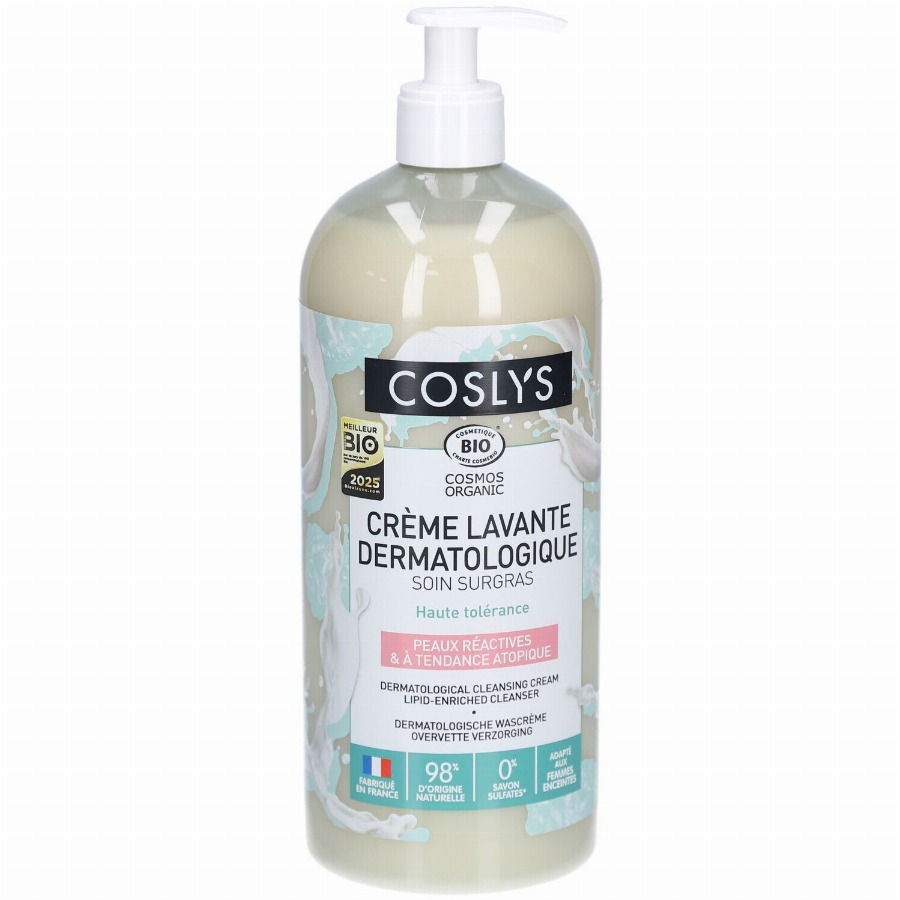 COSLYS Dermatologische wascrème hoge tolerantie 1 Crème