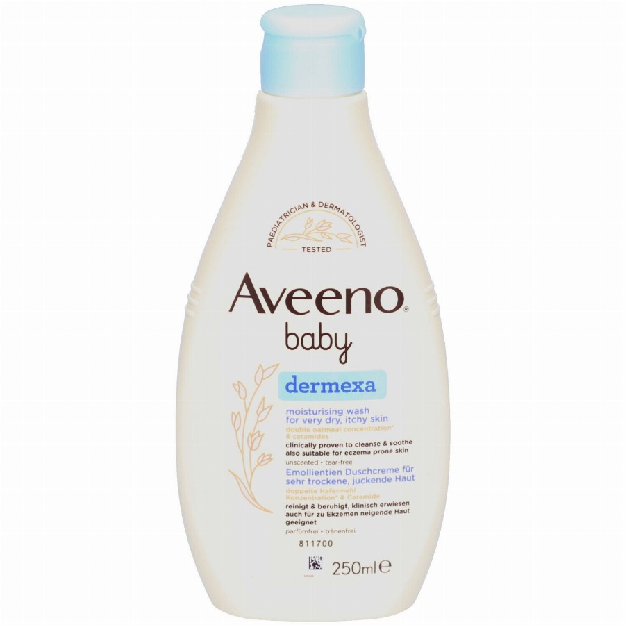 Aveeno® Baby Dermexa Verzachtende Douchegel | Zeer Droge Huid met Neiging tot Atopisch Eczeem 250 Gel