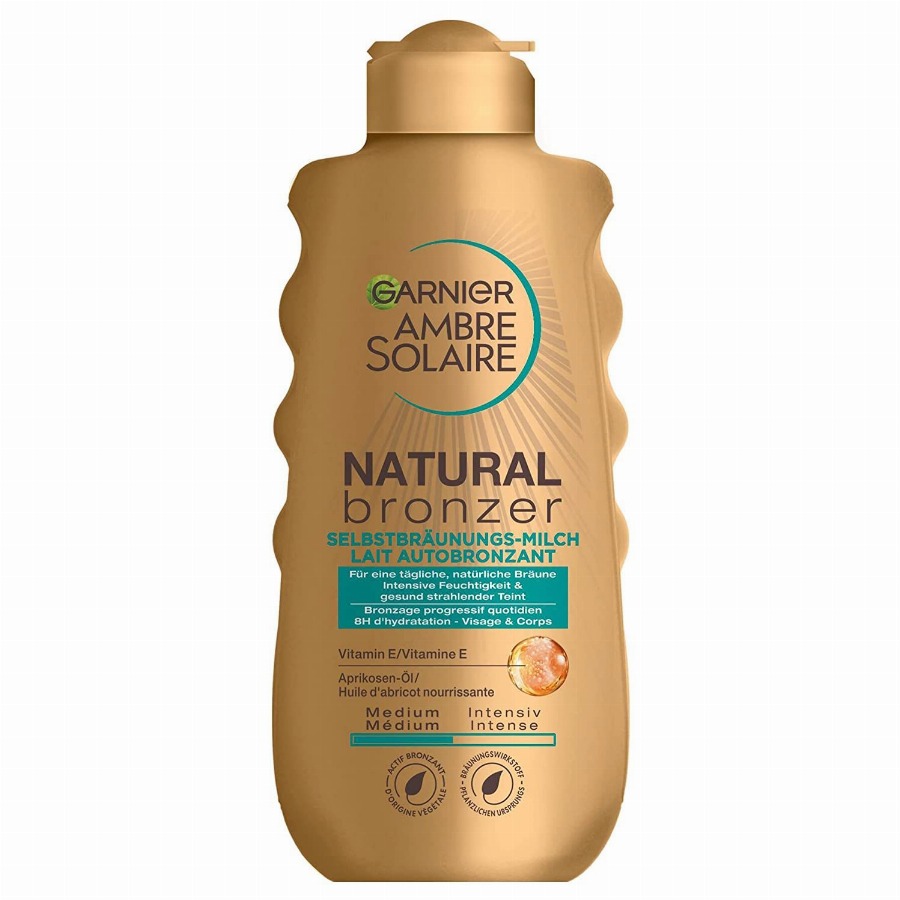 Garnier Ambre Solaire Natural Bronzer Zelfbruinende Melk met Abrikozenolie 200