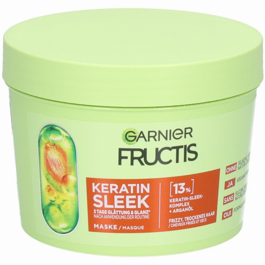 Garnier Fructis Keratin Sleek Maske mit Arganöl und 370