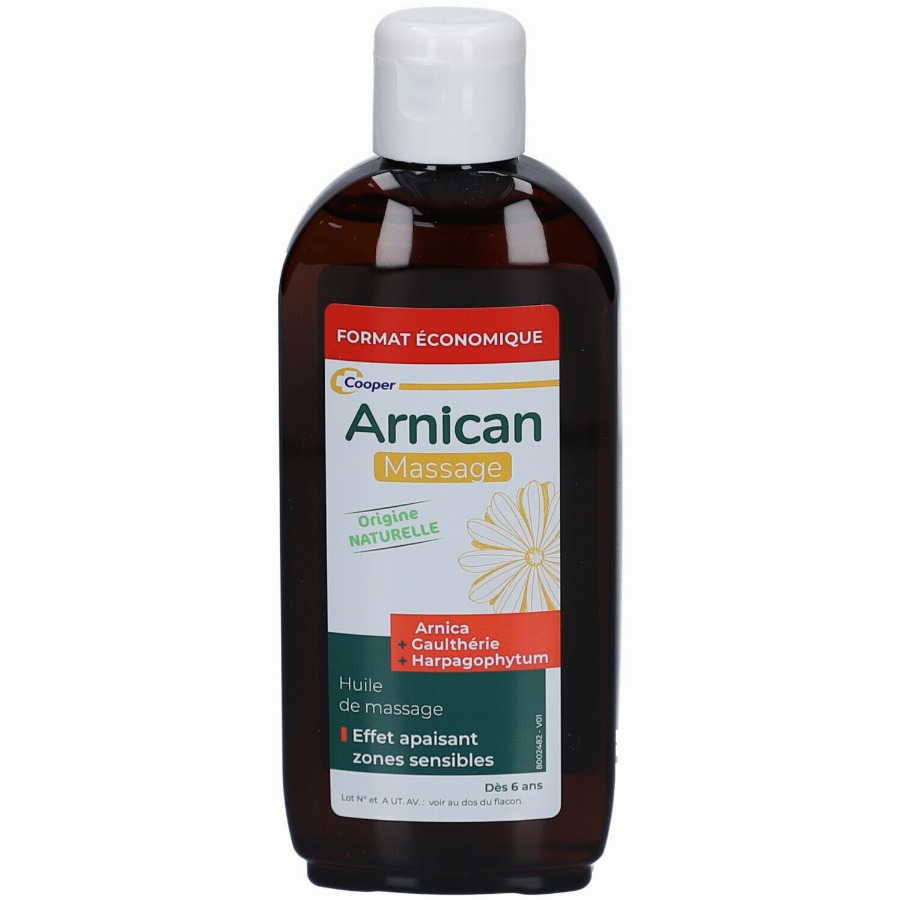 Arnican - Massageolie op basis van arnica, wintergroen en duivelsklauw natuurlijke oorsprong Kalmerende werking 200 Olie