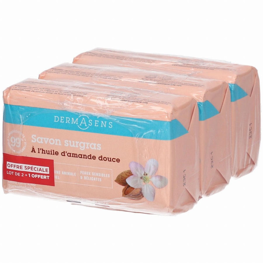 DermAsens Zeep Surgras Zachte Amandel Aanbod 2+1