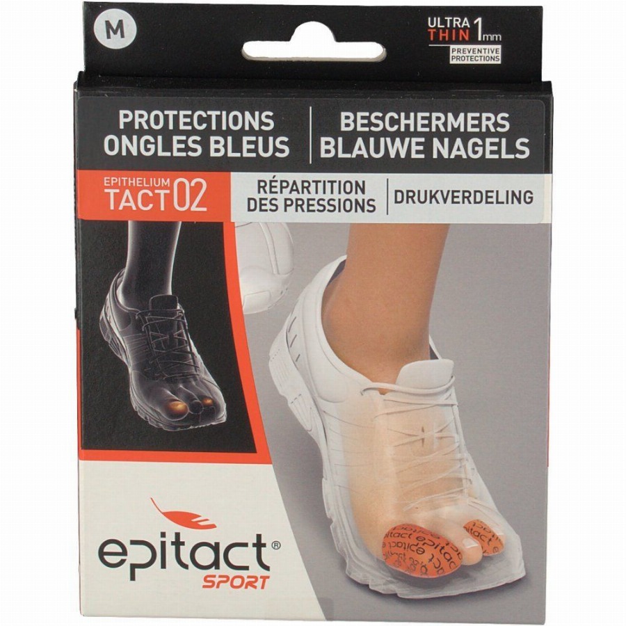 Epitact® Sport Beschermers Blauwe Nagel Medium 2 Verband(en)
