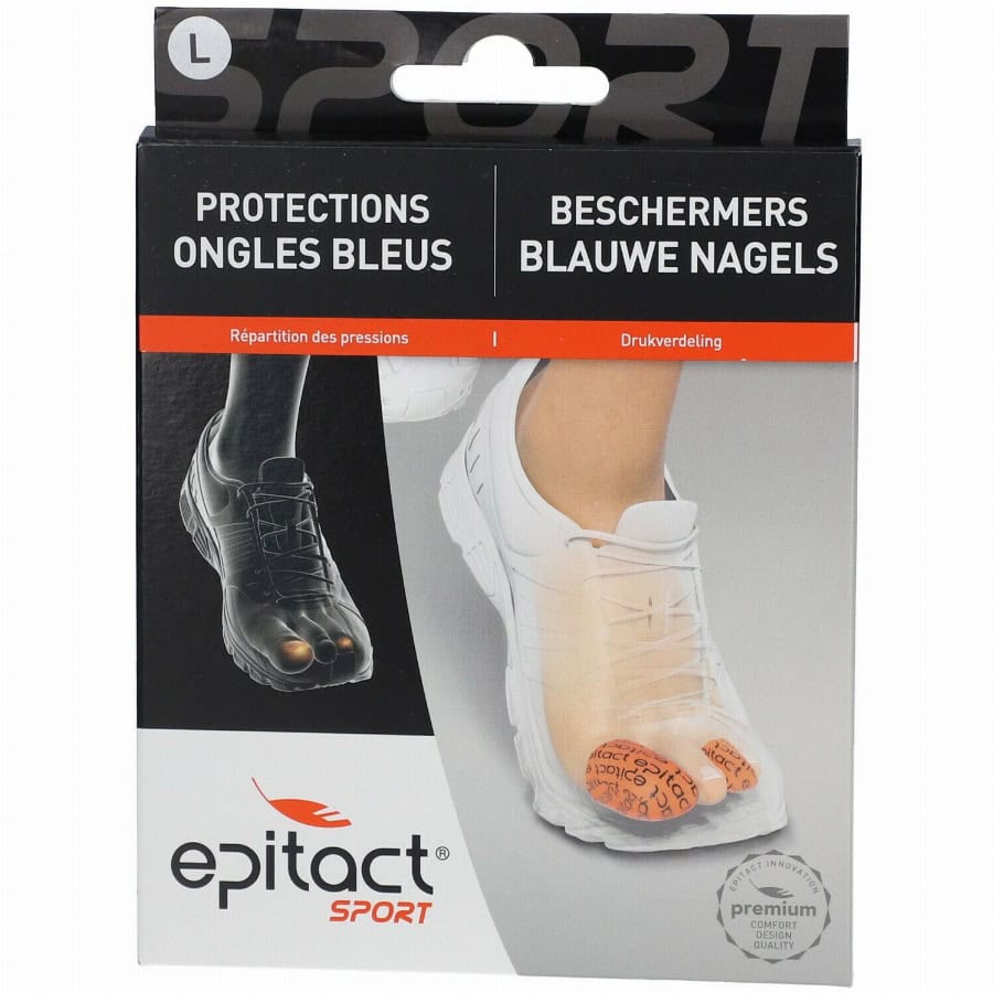 Epitact® Sport Beschermers Blauwe Nagel Large 1 Verband(en)