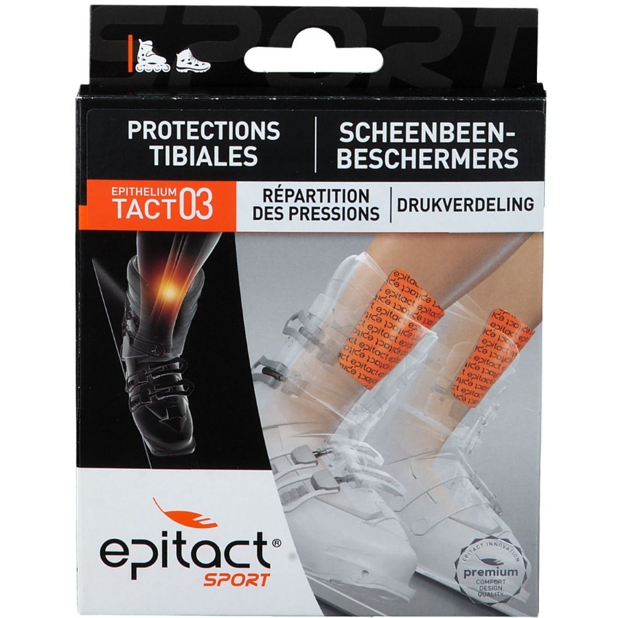 Epitact® Sport Scheenbeenbeschermers Drukverdeling 2 Verband(en)