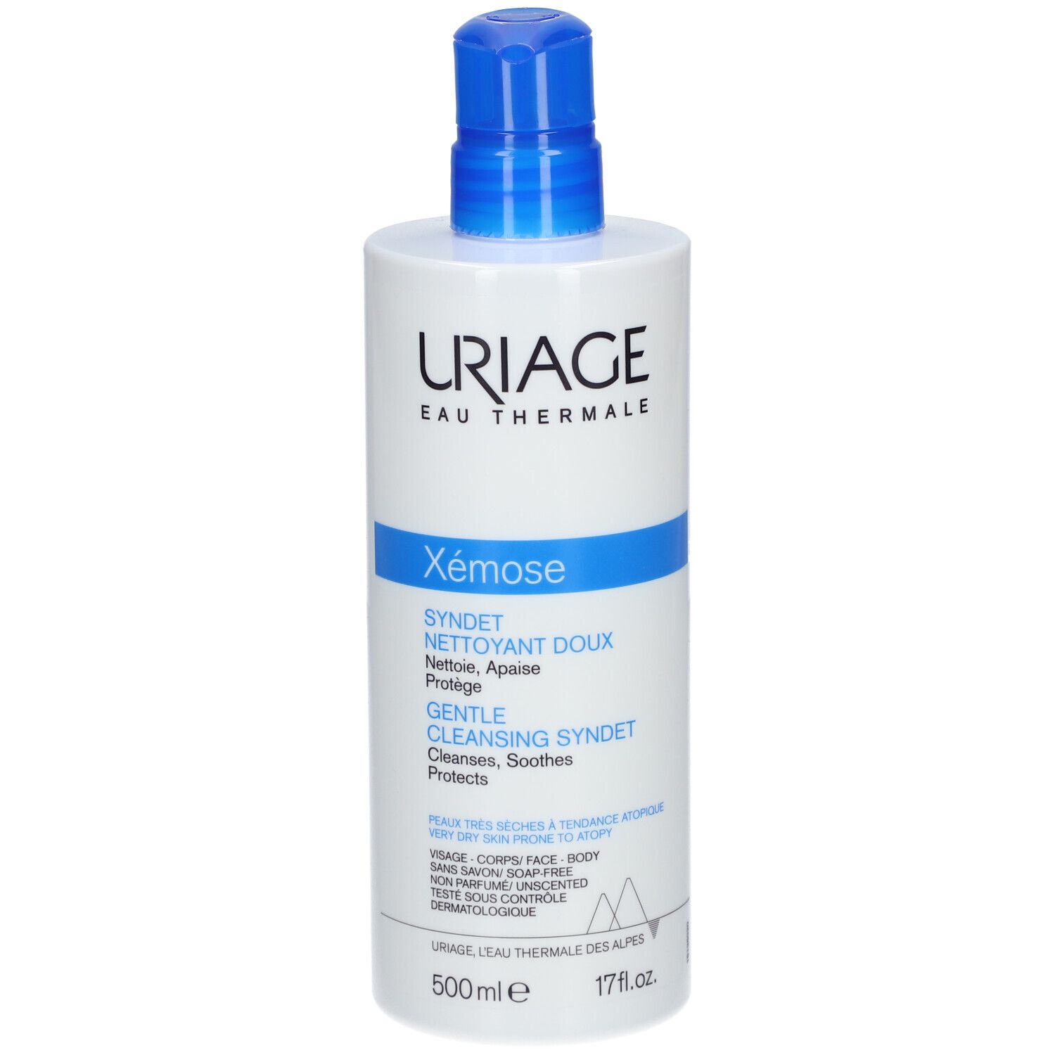 Uriage Xémose C8+ Syndet Milde Reiniger 500 Reinigingsmiddel