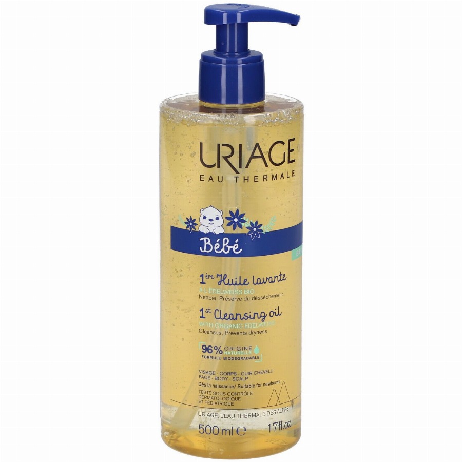 Uriage Baby 1st Cleansing Oil with Organic Edelweiss 500 Lichaamsverzorging