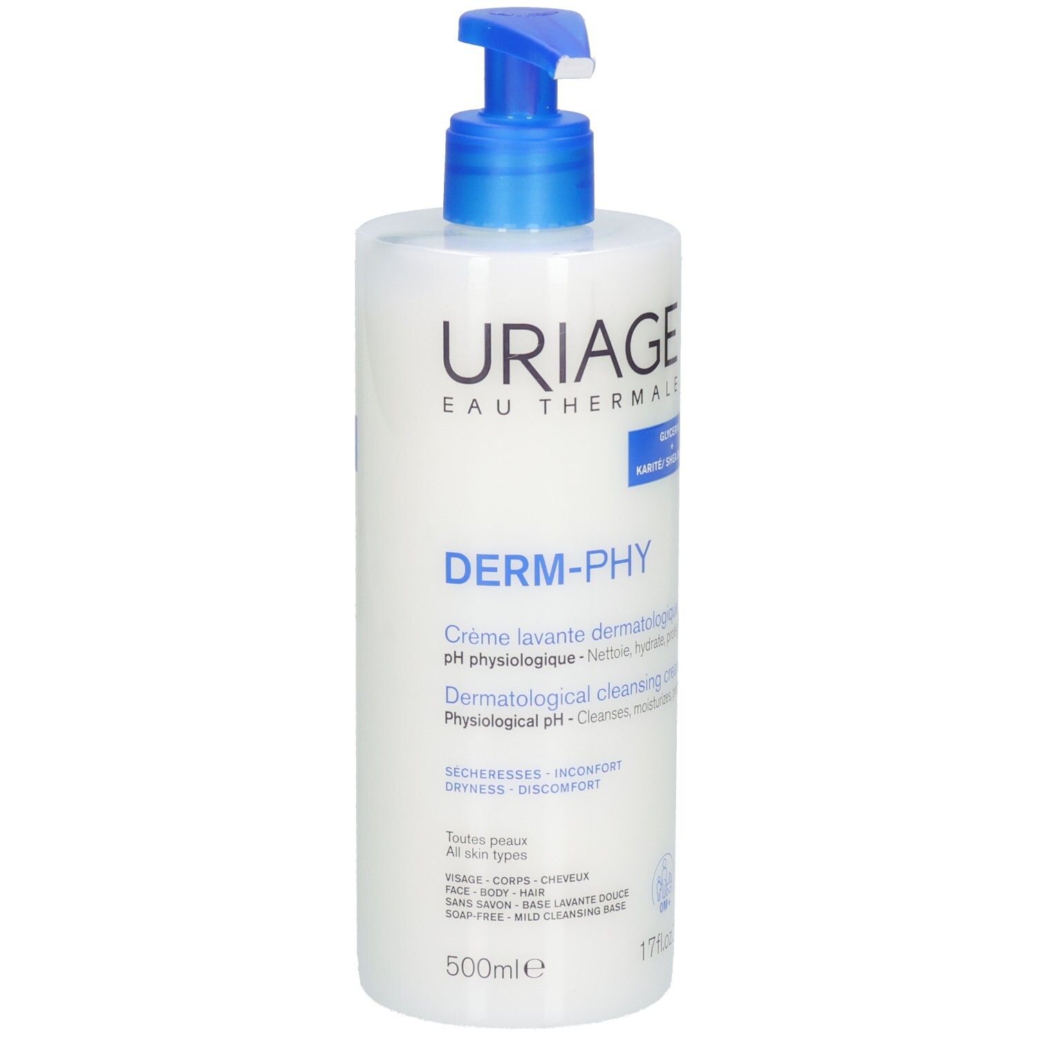 Uriage Derm-Phy Wascrème (Derm-phy) 500 Crème