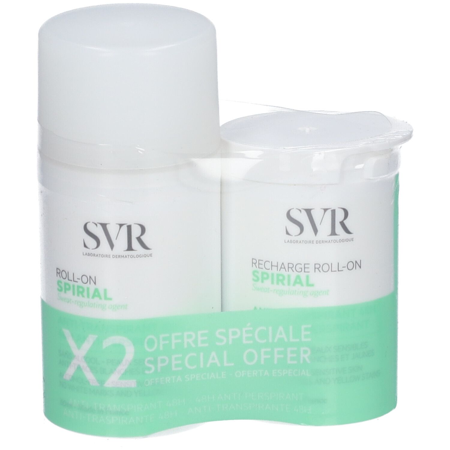 SVR Spirial Roll-On + Refill 2x50 Roller