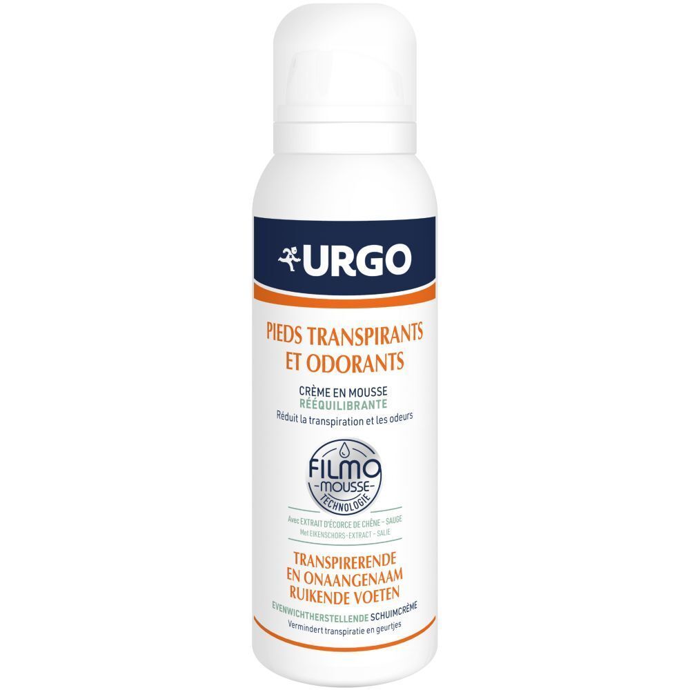 URGO Filmomousse® Transpirerende en Onaangenaam Ruikende Voeten Evenwichtherstellende Schuimcrème 125 Schuim