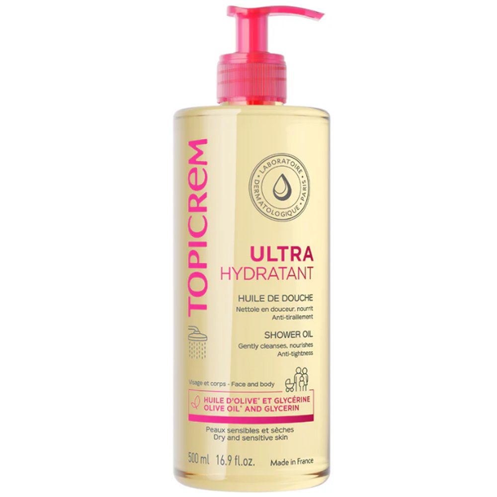 Topicrem Ultra Hydratant Shower Oil 1000 Olie