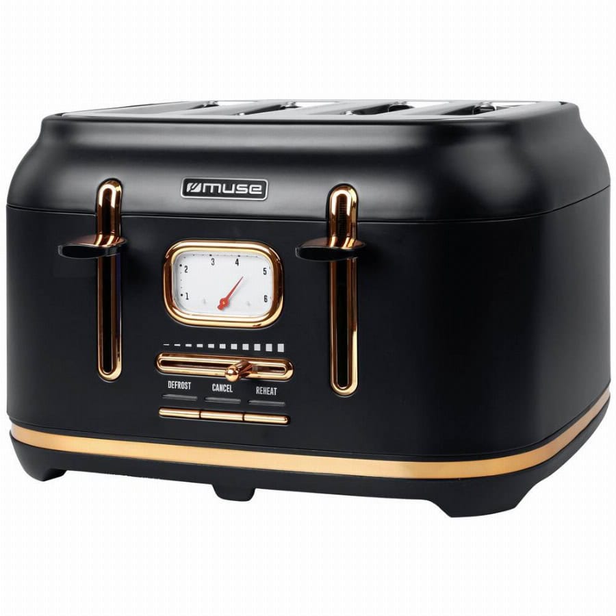 Muse MS-131 BC Broodrooster Toastfunctie Zwart
