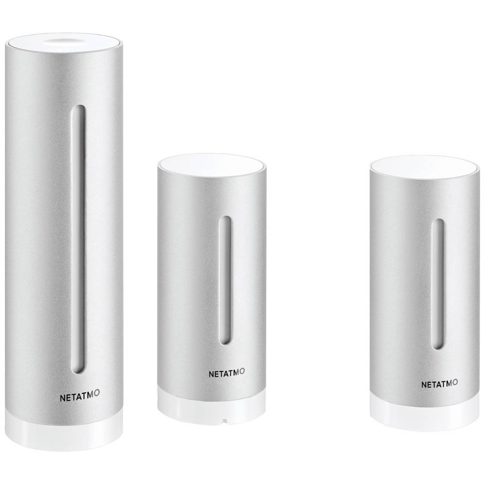 Netatmo Bundle NBU-NWS-NIM-EU WiFi-weerstation Verwachting voor 6 dagen Aantal sensoren max.: 5